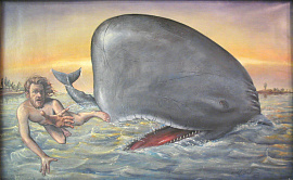 Быть съеденным, поглощенным, в том числе рыбой (китом) - фото №1
