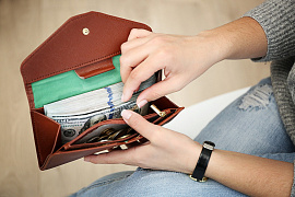 Бумажник много денег - фото №2