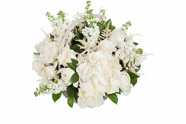 Букет белых цветов - фото №2