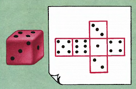 Игральный кубик и число шесть