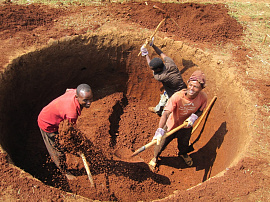 Выкапывать яму (копать, яма)