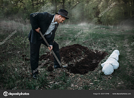 Копать могилу - фото №5