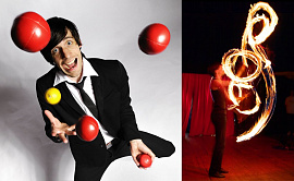 Жонглировать, жонглер - фото №1